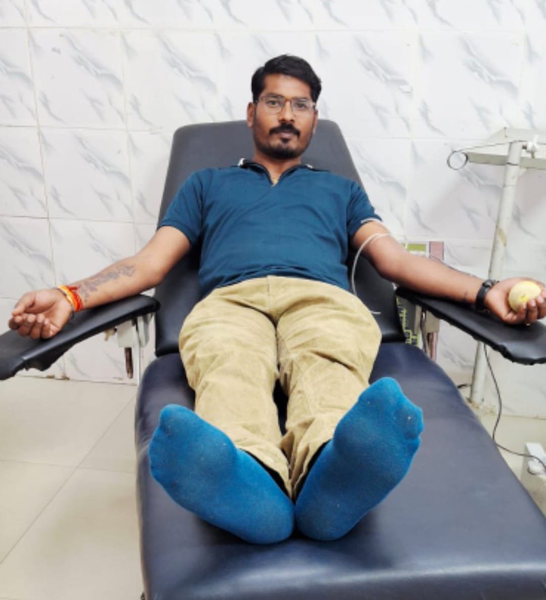 Voluntary Blood Donors Association organised blood donation camp Nirmal Jain