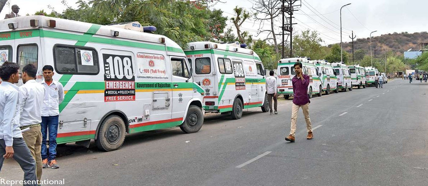 108 ambulance staff strike in Himachla Pradesh